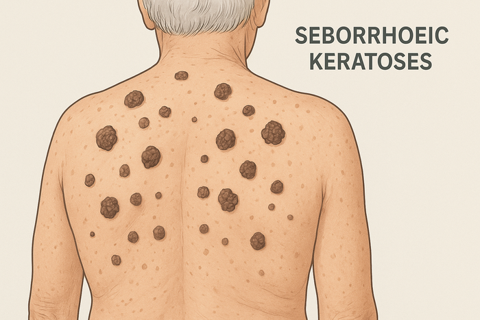 Mjällvårtor / åldersvårtor / senil vårta / seborroiska keratoser är ofta besvärliga - Hur behandla? - Hudläkare förklarar