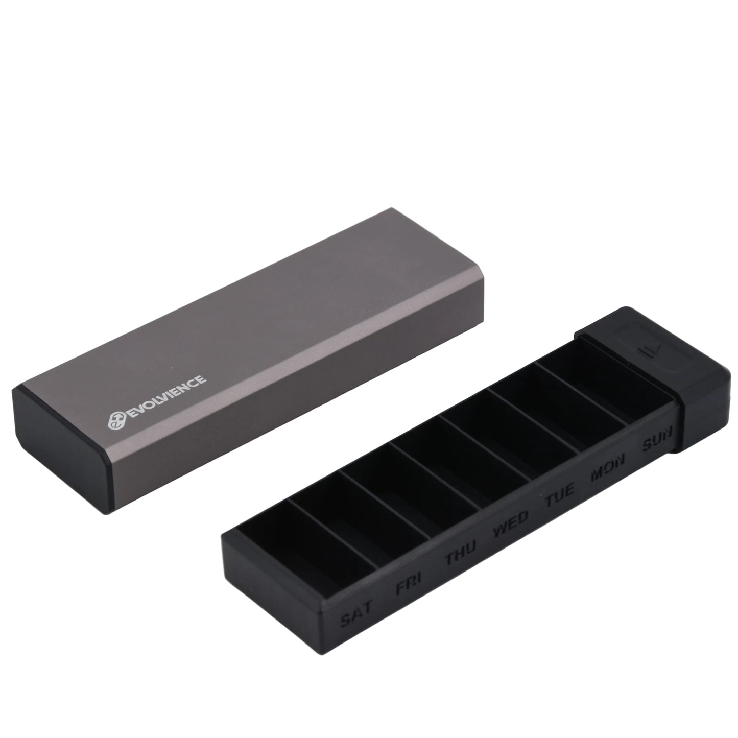 Veckodosett i aluminium premium EVOLVIENCE GO